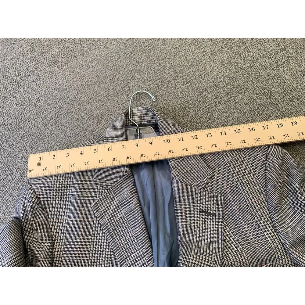 Vintage‎ Brooks Brothers 346 Men's 42R Beige Plaid Wool Sport Coat Blazer